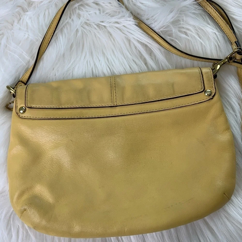 COACH Kristin Yellow Crossbody Purse